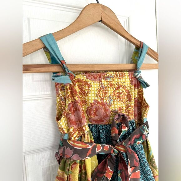 Matilda Jane Leona Dress You and Me Scottie Dog Apron Dress Size 4 - Picture 5 of 16